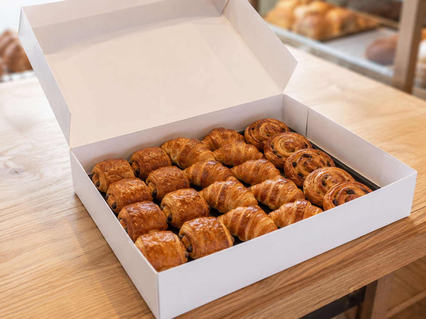 Assortiment de mini viennoiseries
