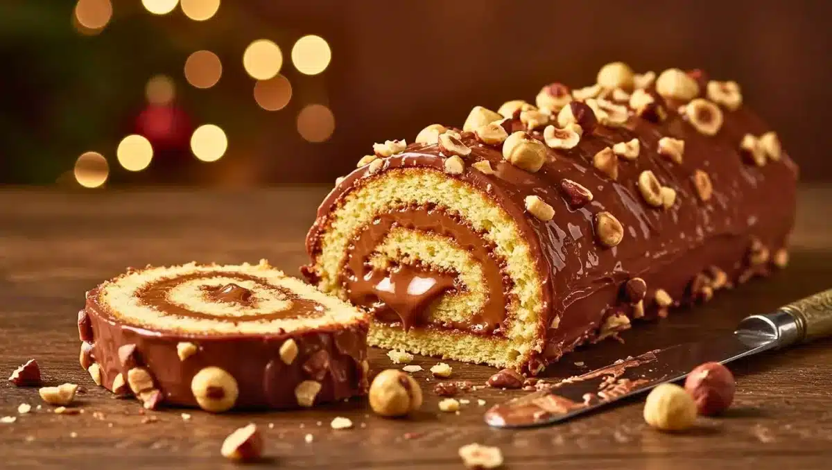 Bûche Chocolat & Noisettes